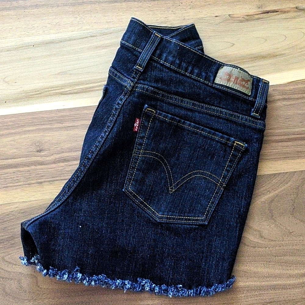 Levi's 512 cutoff jean shorts